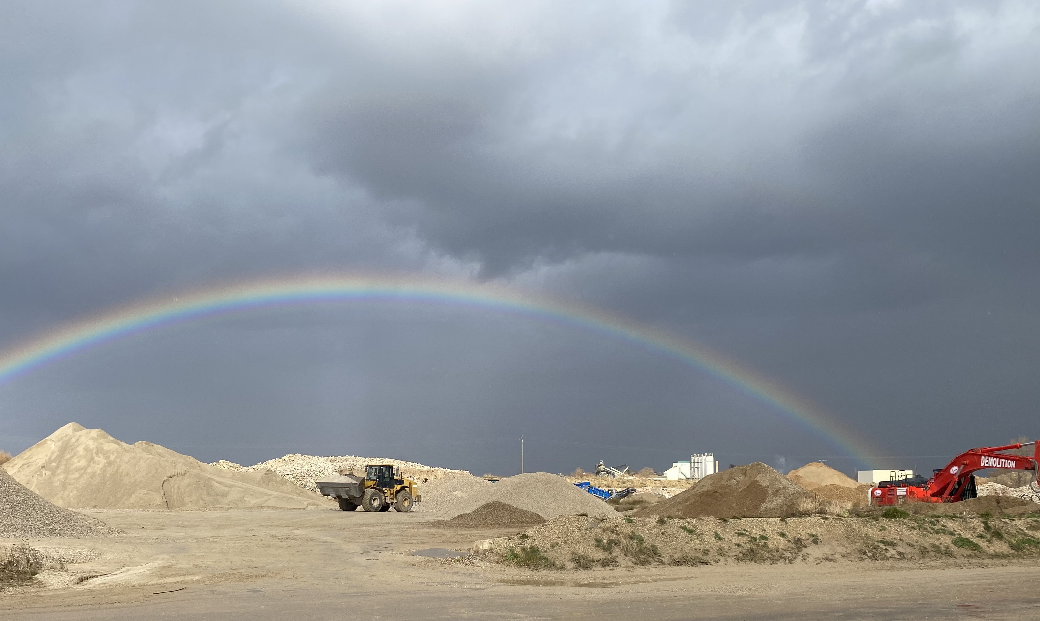 Site Morin Environnement Fos-sur-Mer — arc-en-ciel